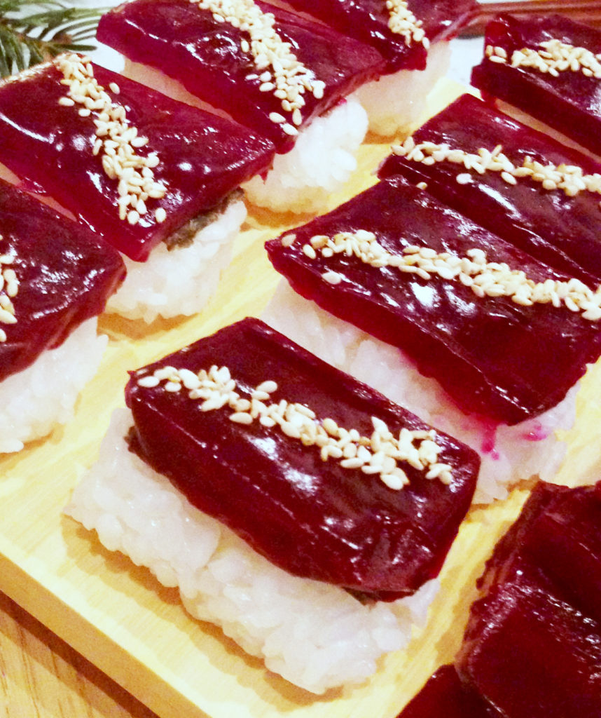 Betterave en Sushi !